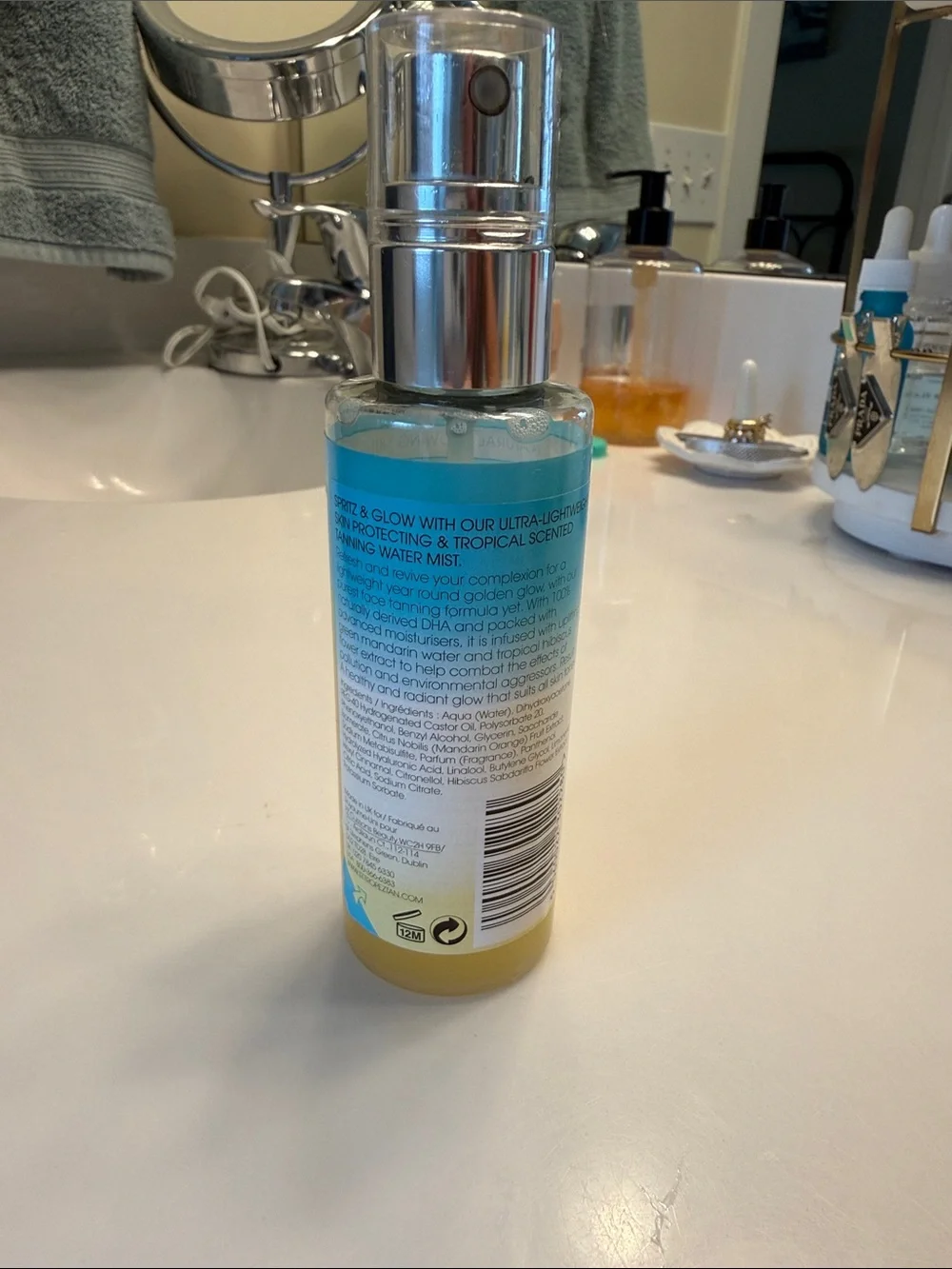 St Tropez Face Tanning Water